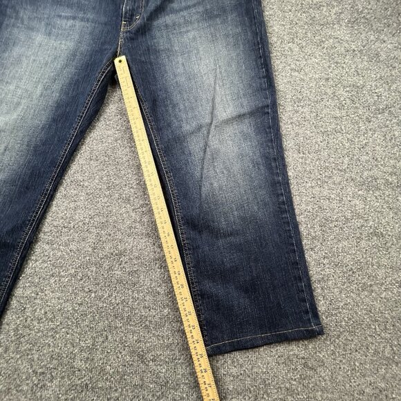 Levi’s 541 Athletic Taper Jeans Men’s 44x30 Dark Wash Blue Denim Zip Fly - Picture 6 of 7